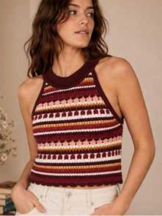 Sezane Tops - Beautiful Sézane "Lior" Halter Tank Top- size small